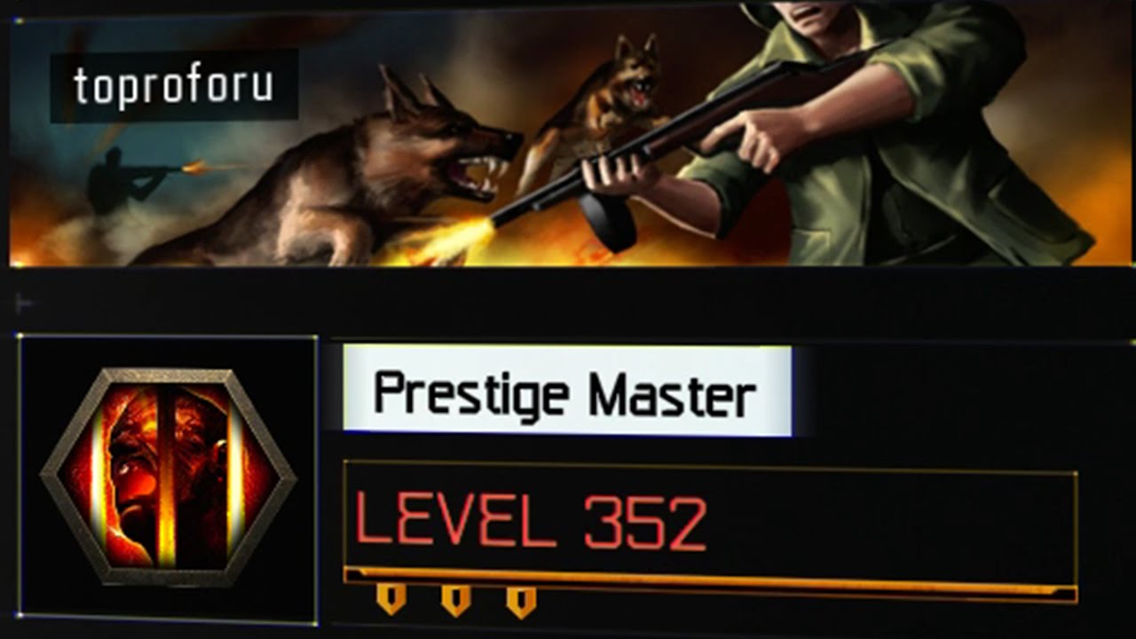 Black Ops 3 Zombies PRESTIGE MASTER LEVEL 300 (All Prestige Icons, Stats and High Rounds)