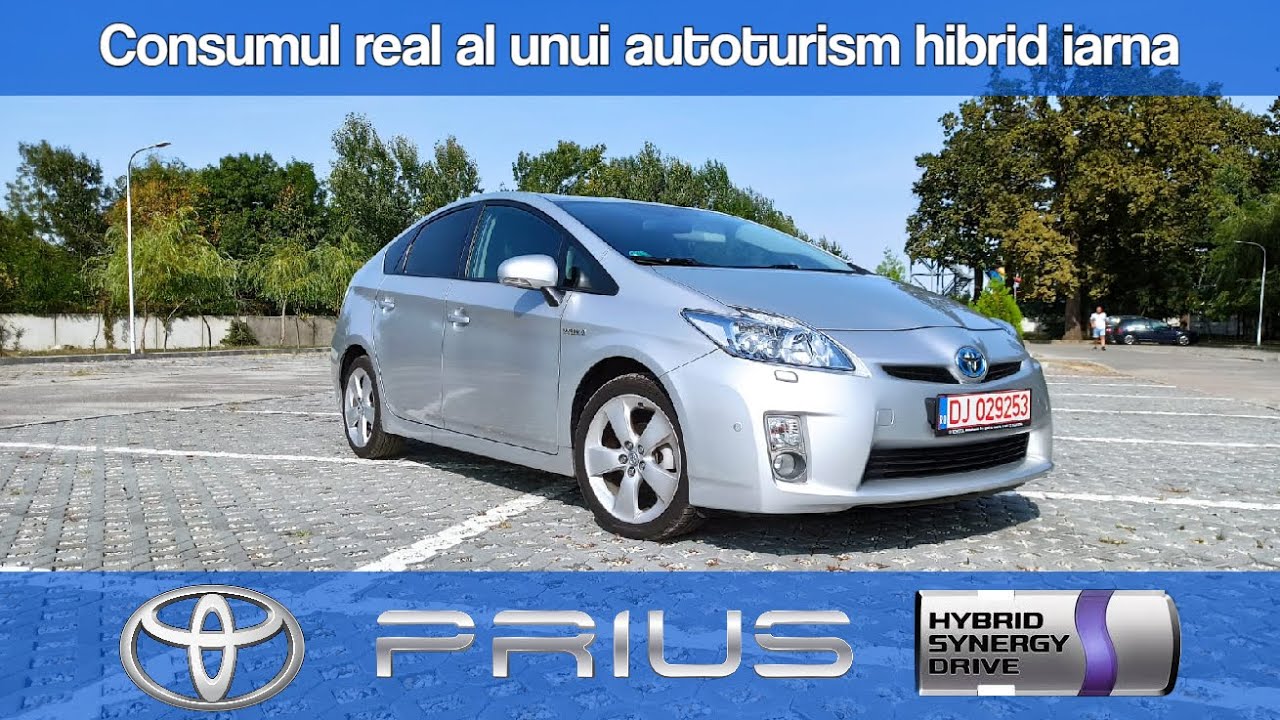 Consumul real al unui autoturism hibrid iarna! Toyota Prius 2009