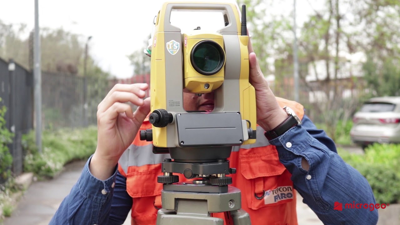 Chequeo Angular en terreno de una  Estación Total Topcon
