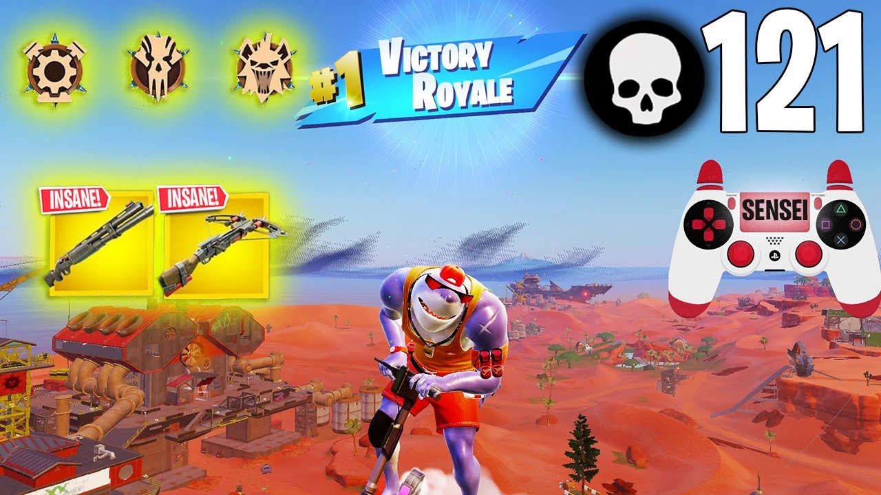 121 Elimination Solo Vs Squads Gameplay Wins (Fortnite Chapter 5 Season 3 PS4 Controller)