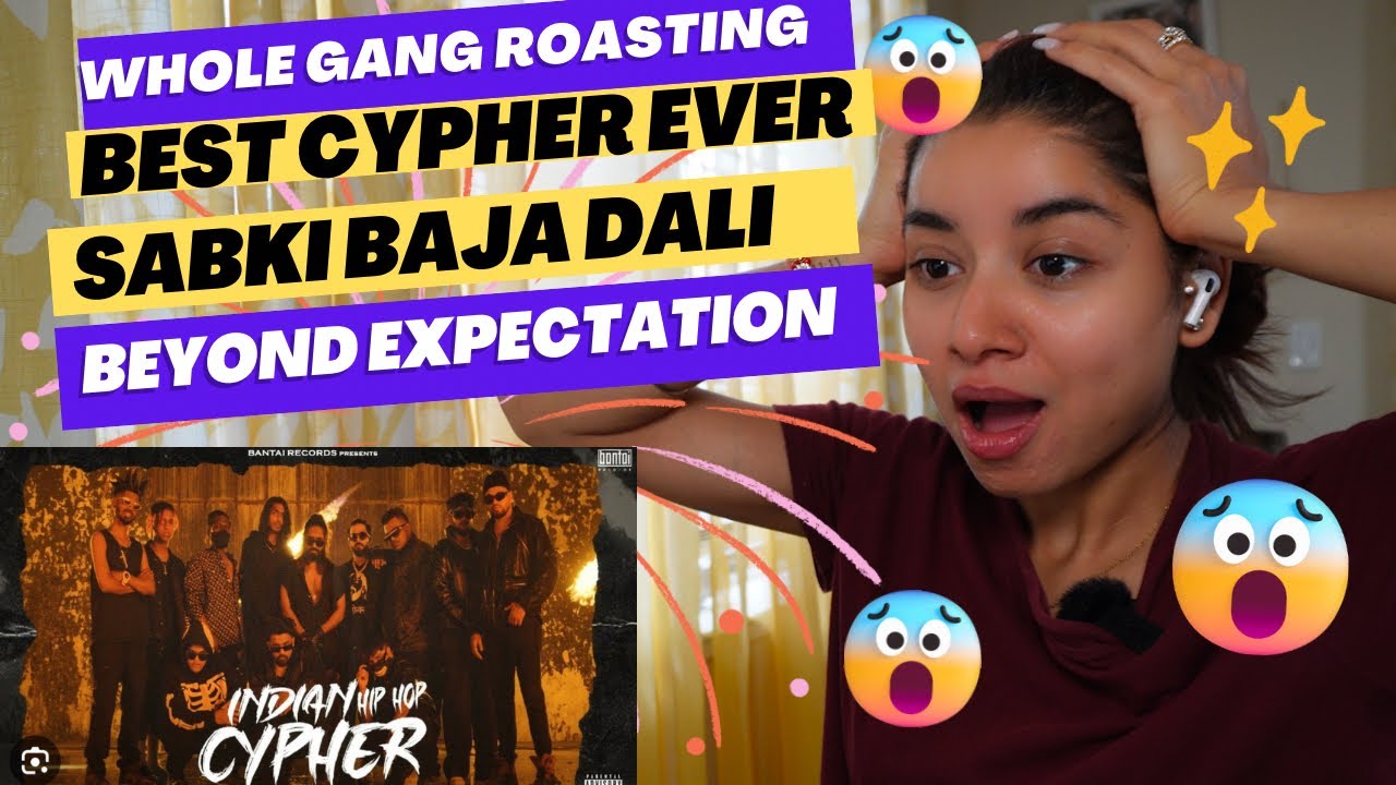 EMIWAY BANTAI X @BANTAIRECORDSOFFICIAL  - THE INDIAN HIP HOP CYPHER | REACTION VIDEO @EmiwayBantai