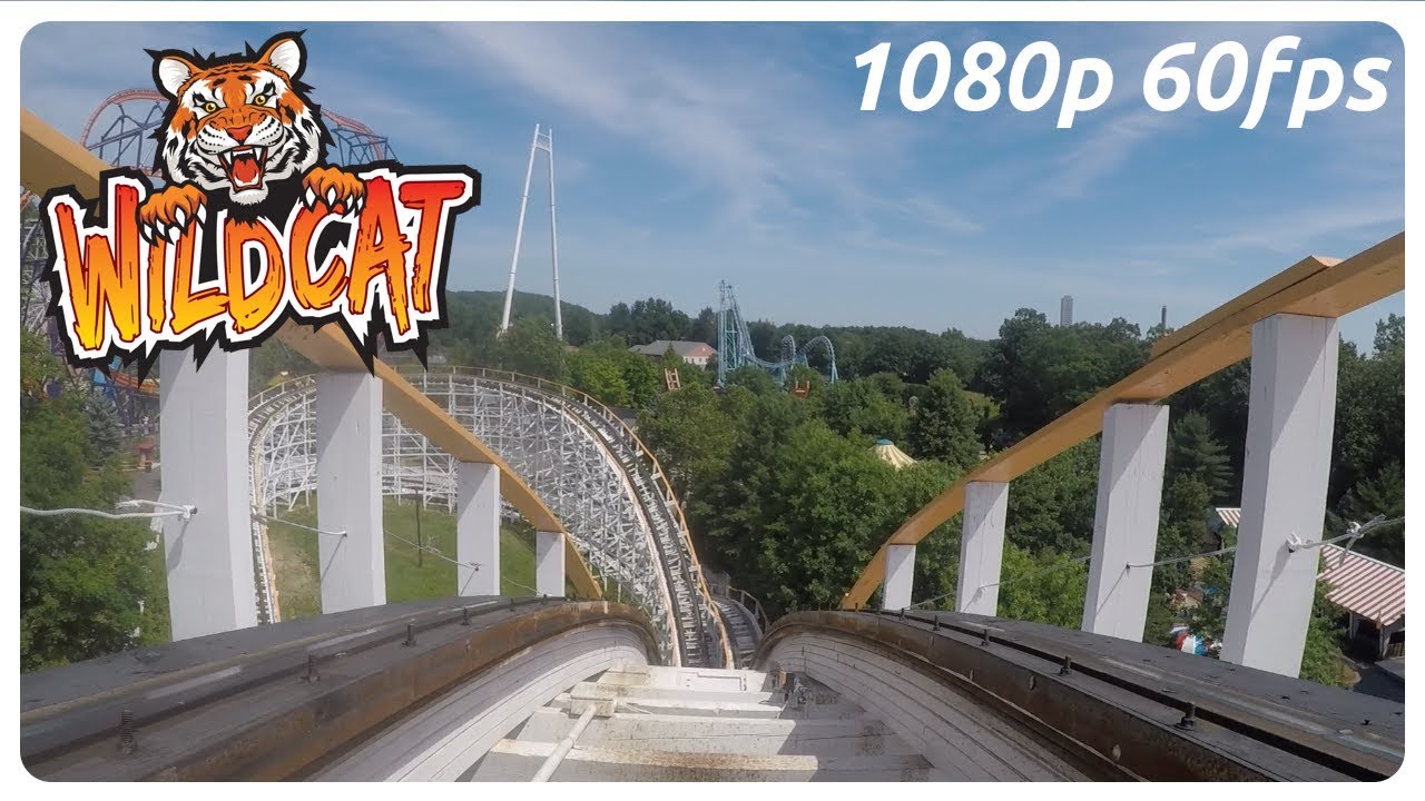 Wildcat in-between the tracks on-ride 1080p POV @60fps - Lake Compounce, Bristol CT