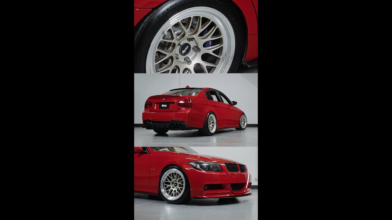 BMW E90 3 Series on Apex ML-10RT Forged Wheels