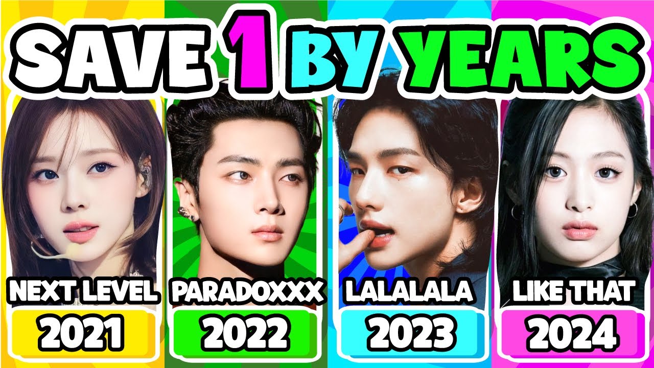 SAVE ONE SONG: 2021 vs 2022 vs 2023 vs 2024 ⚡️ Choose Your Favorite Song -  KPOP GAME 2024
