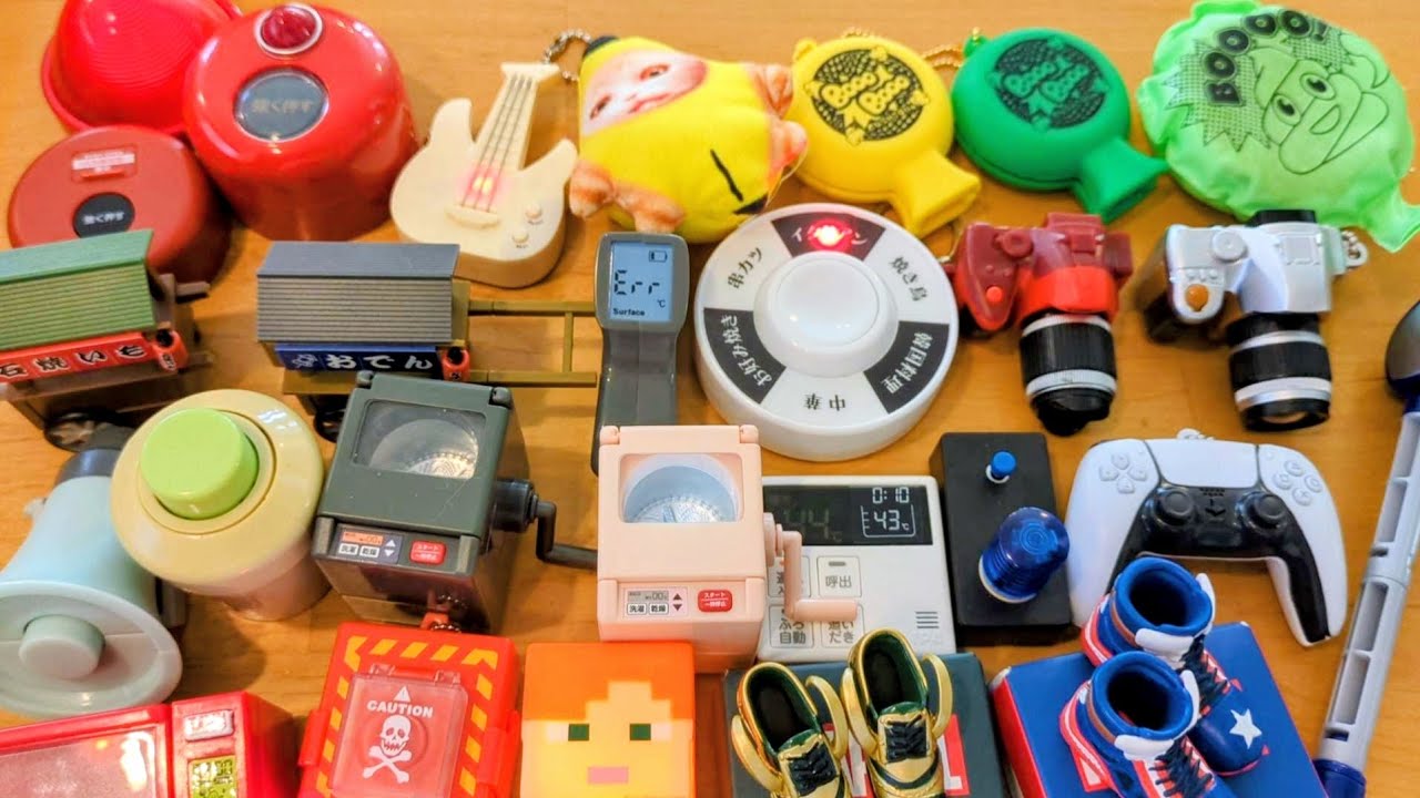 色々な音が鳴るガチャガチャ/Capsule toys that make various sounds
