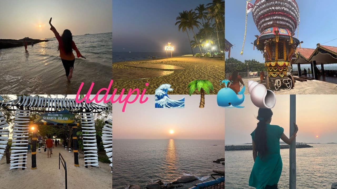 Our trip to Udupi 🌊🌴🐳🐚✨🙏🏻