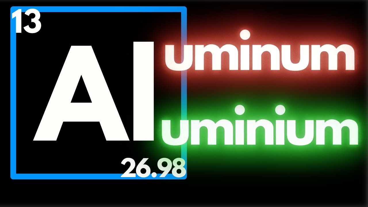 Aluminum or Aluminium? You're Saying it Wrong.