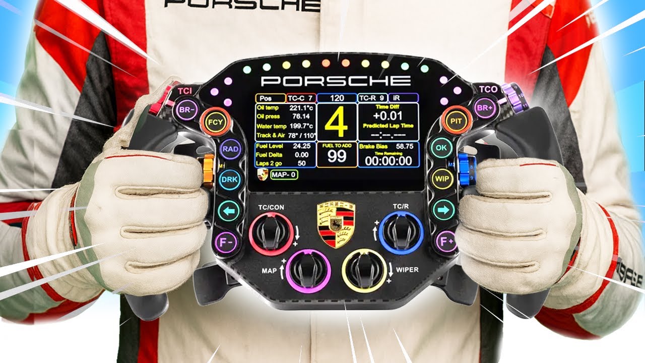 PORSCHE выходит на рынок гоночных рулей премиум-класса!
