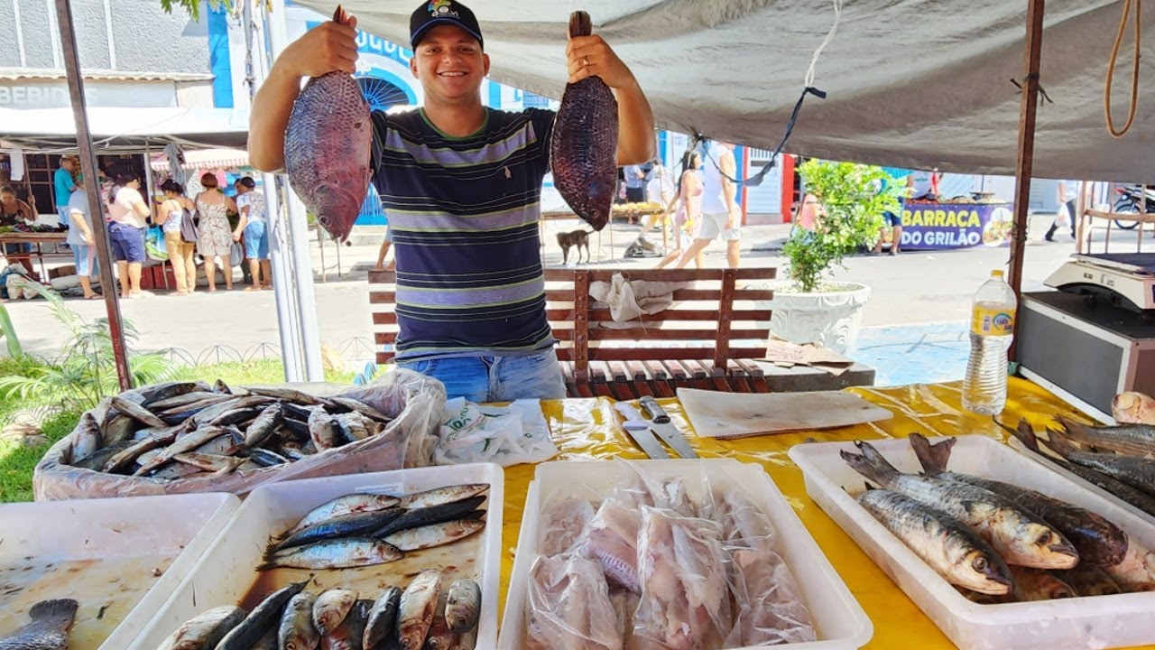 PEIXE DE R$ 7,00 O Kg.SÓ NA FEIRA DE AGRESTINA-PE. OLHA ISTO BRASIL!