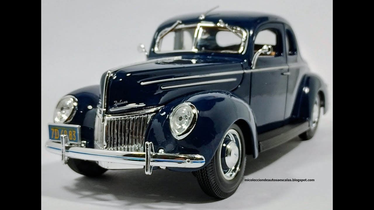 1939 Ford Deluxe Maisto escala 1/18 #diecast #maisto #ford #deluxe