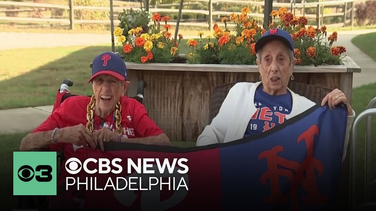 95 and 91-year-old sisters living in New Jersey are divided ahead of Phillies-Mets playoff series