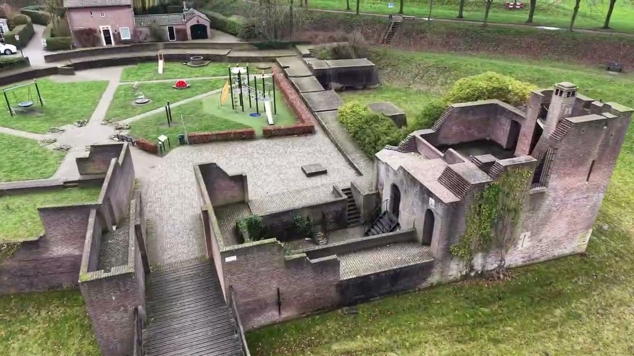 Ochtend Drone vliegen Heusden