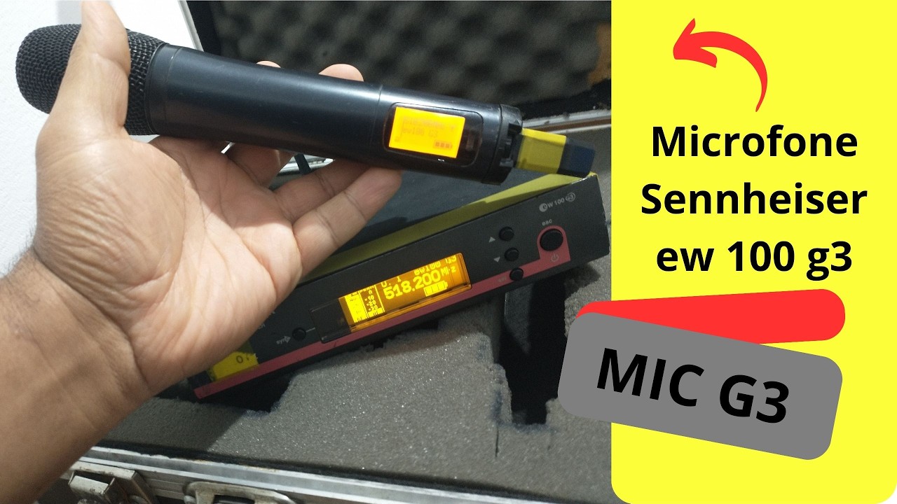 Microfone Sennheiser g3 / Como Usar Da forma Correta ?