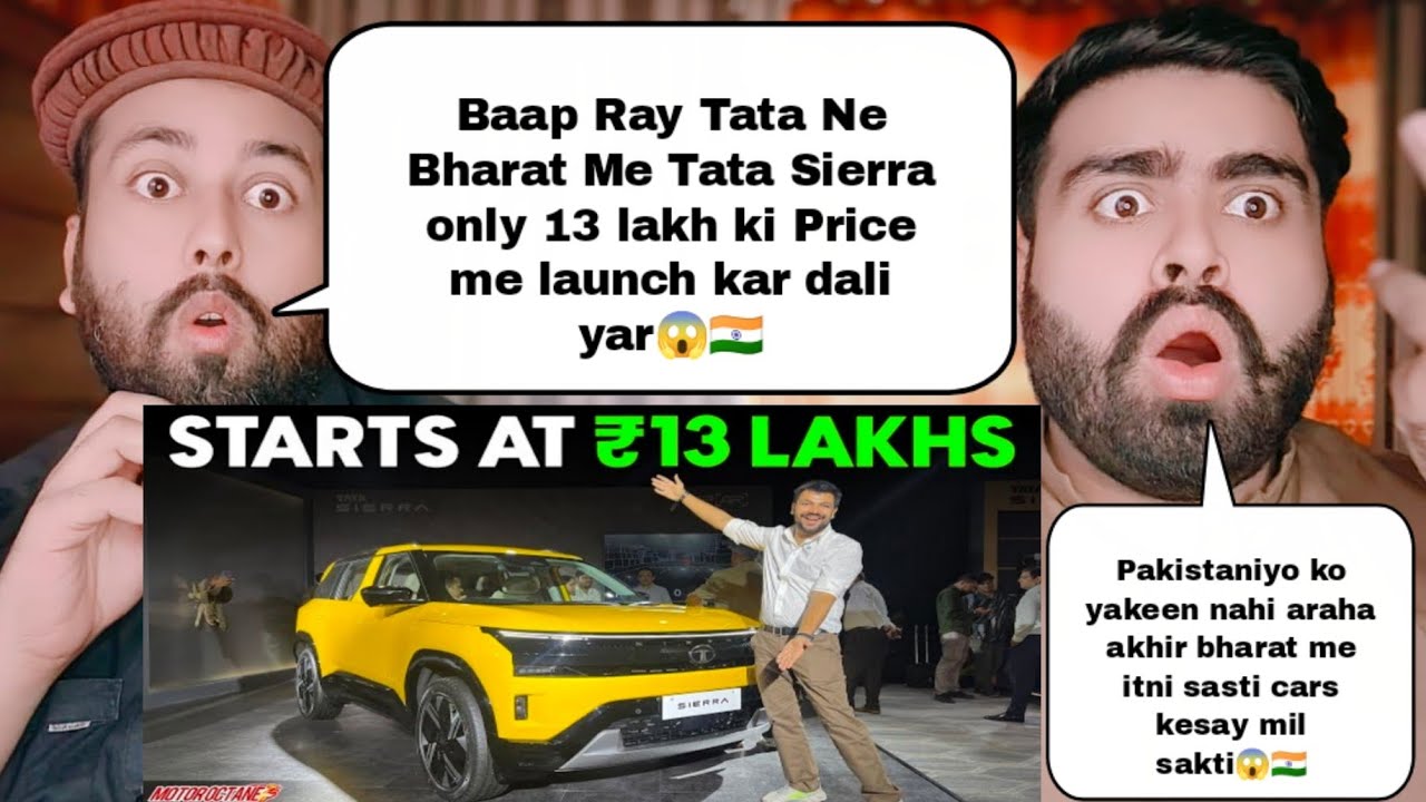 New Tata Sierra Launch In India In 13 Lakh | Pakistani Shocking Reaction 