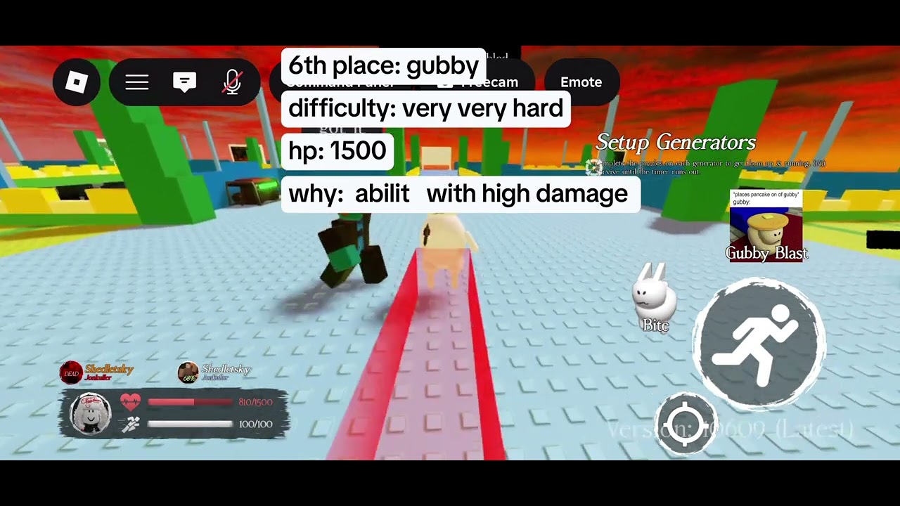 Easy to impossible 