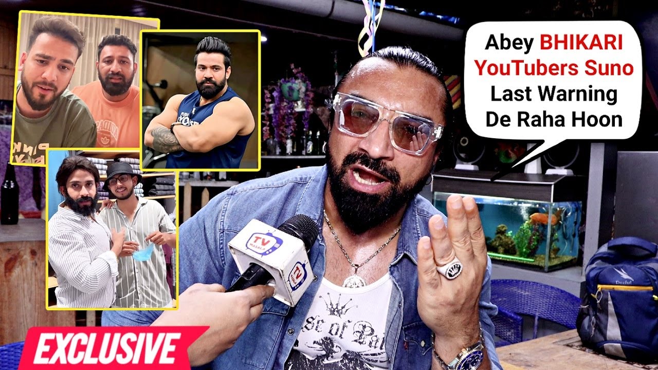 Ajaz Khan ANGRY Reply To YouTubers Roast! Purav Jha, Elvish Yadav, Rajat Dalal, Rajveer Fitness