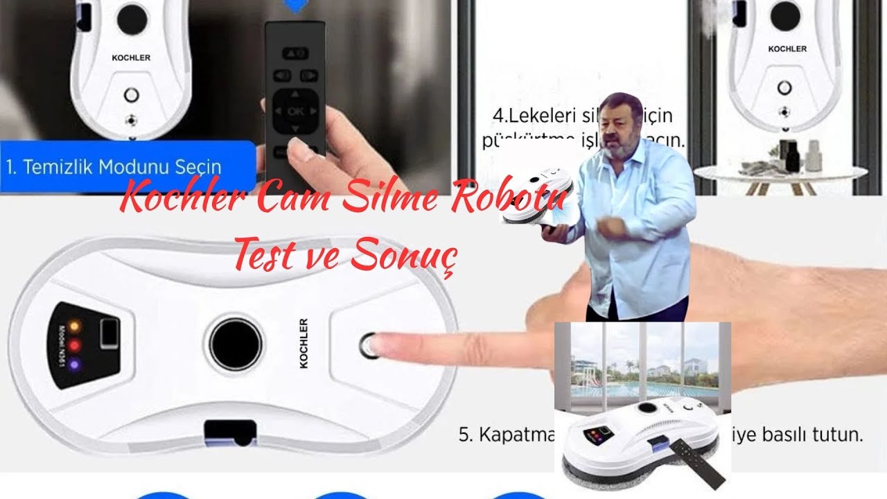Kochler Cam Silme Robotu Test ve Sonuç