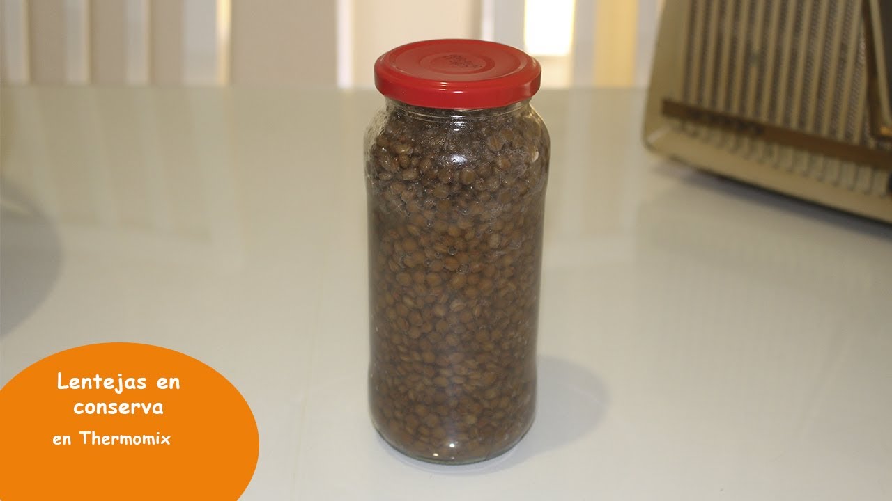 Lentejas en conserva en Thermomix