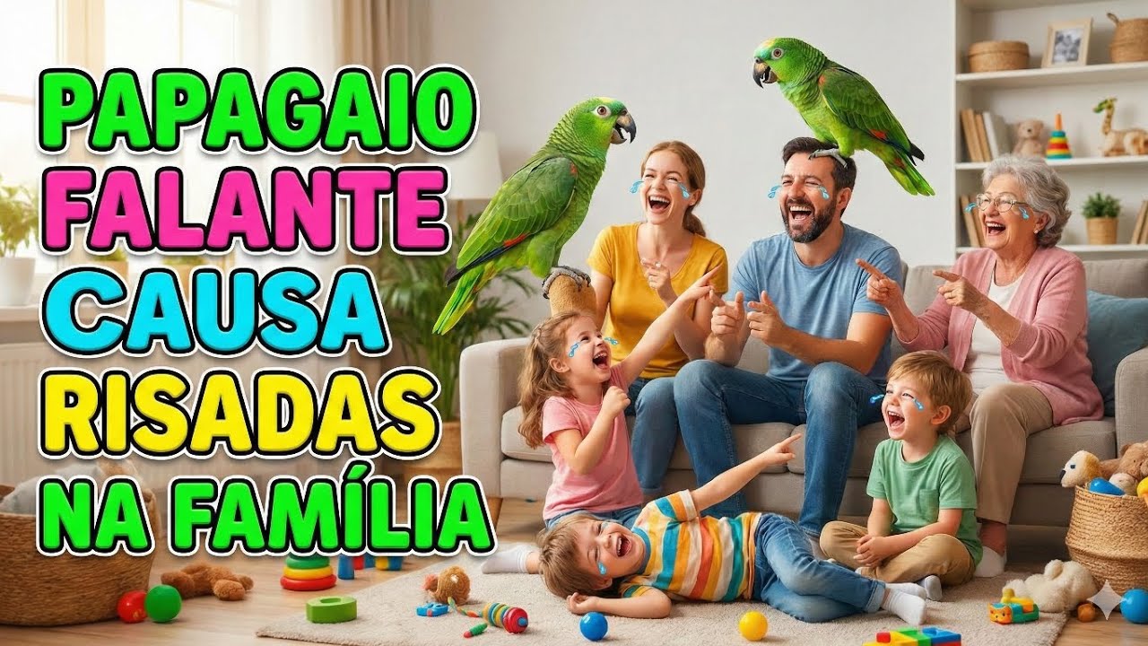 Papagaio Falante Causa Risadas na Família