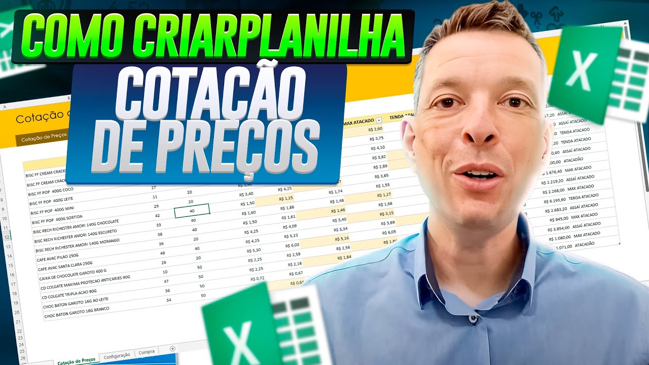 [Excel] Como Criar Planilha de Cotação de Preços