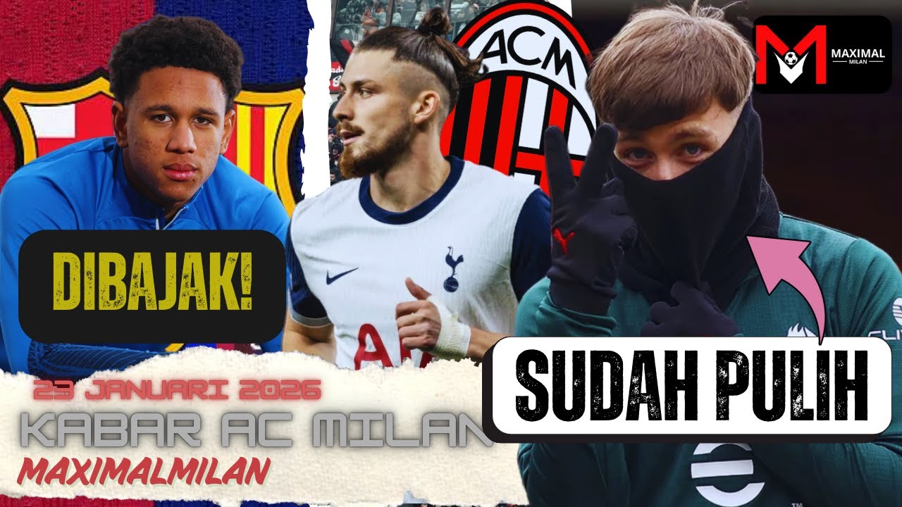 Barca BAJAK Buruan Milan!🤬Dragusin DITAWARI ke Milan?🤔Saelemaekers SUDAH PULIH!🤩 #beritaacmilan