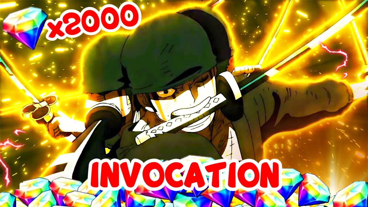 INVOCATION ZORO ONIGASHIMA 4 ANS OPBR - 2000 DIAMANTS PART 1 - ONE PIECE BOUNTY RUSH FR