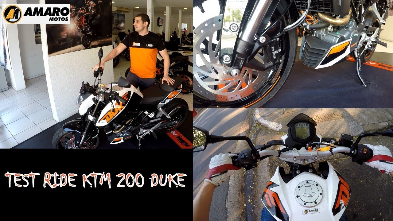Test Ride KTM 200 Duke - Durvalcareca