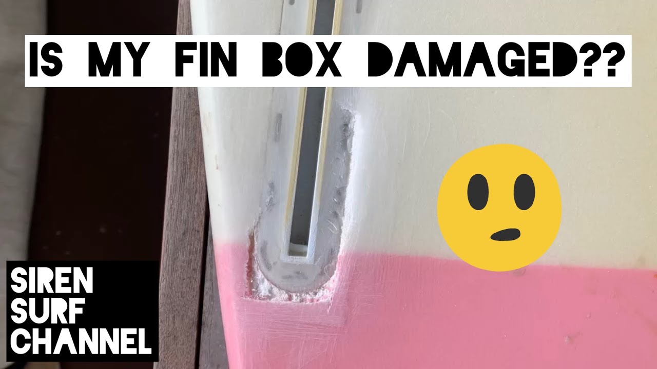 Repairing the fiberglass around a fin box | SSC Ding Repair