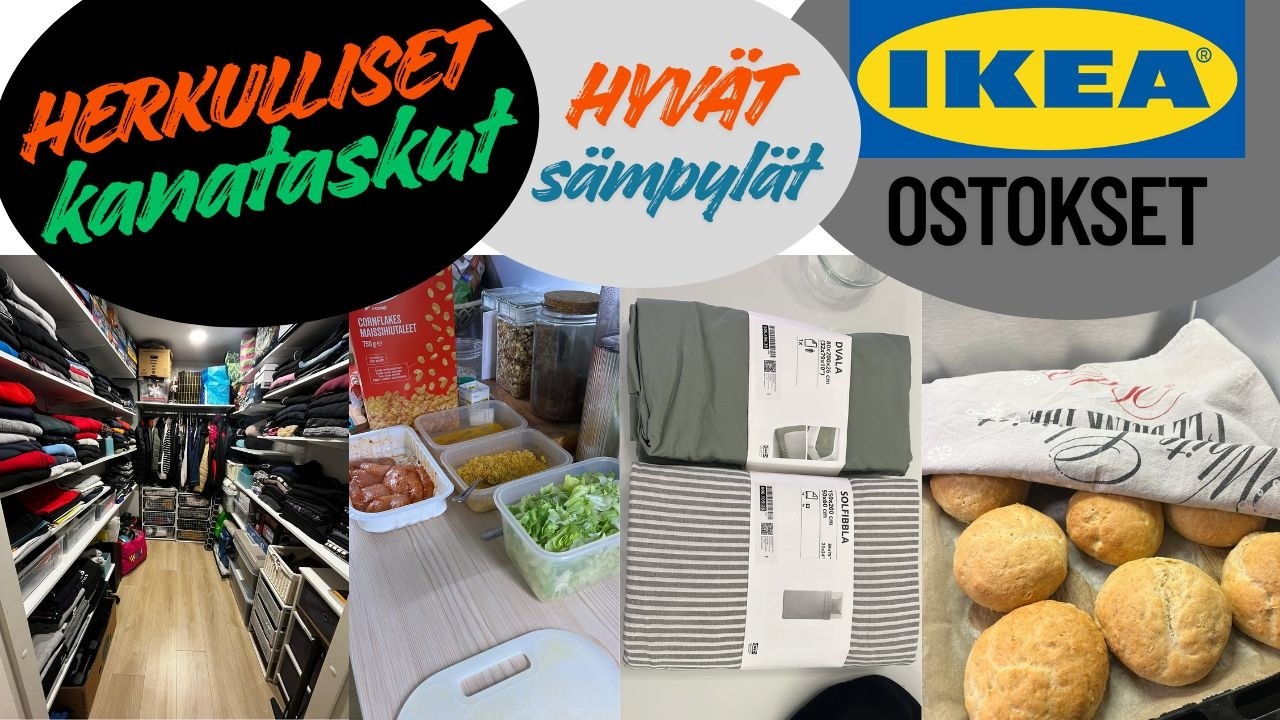HERKULLISET KANATASKUT / S&Auml;MPYL&Auml; RESEPTI / HAVAHDUIN T&Auml;H&Auml;N ASIAAN VASTA NYT