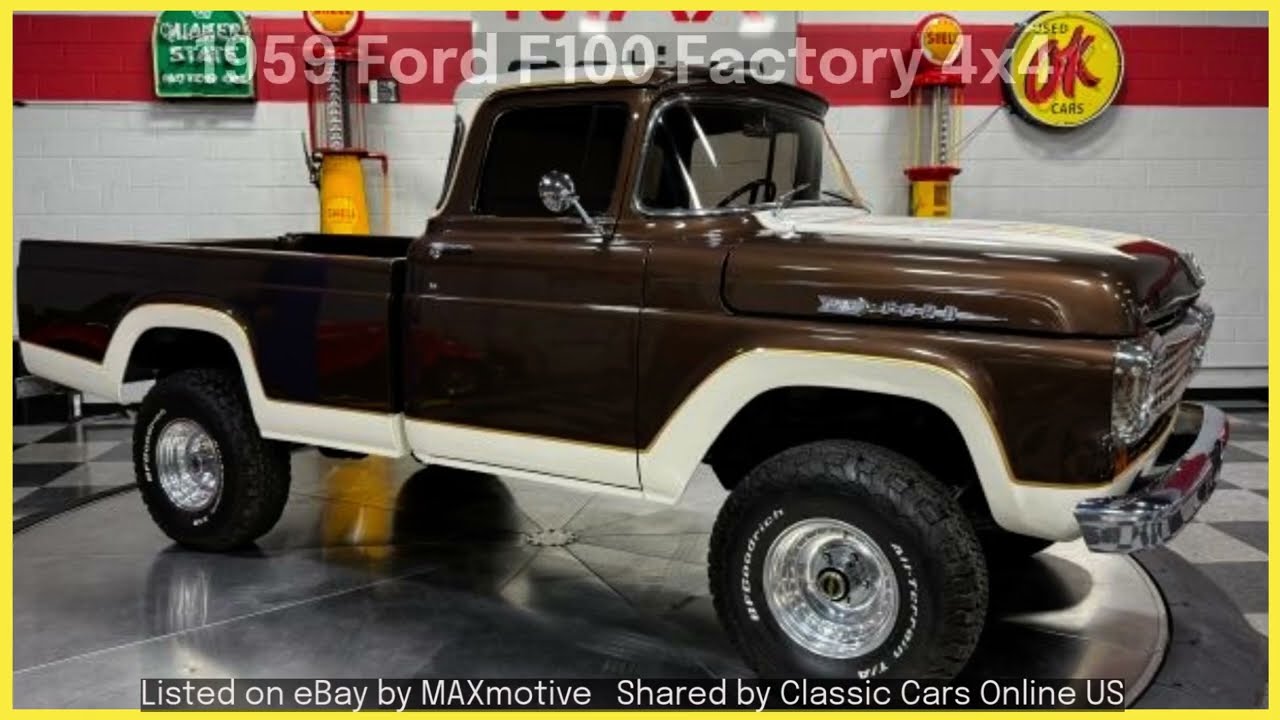 1959 Ford F100 Factory 4x4 | Ford's First-Year In-House 4WD