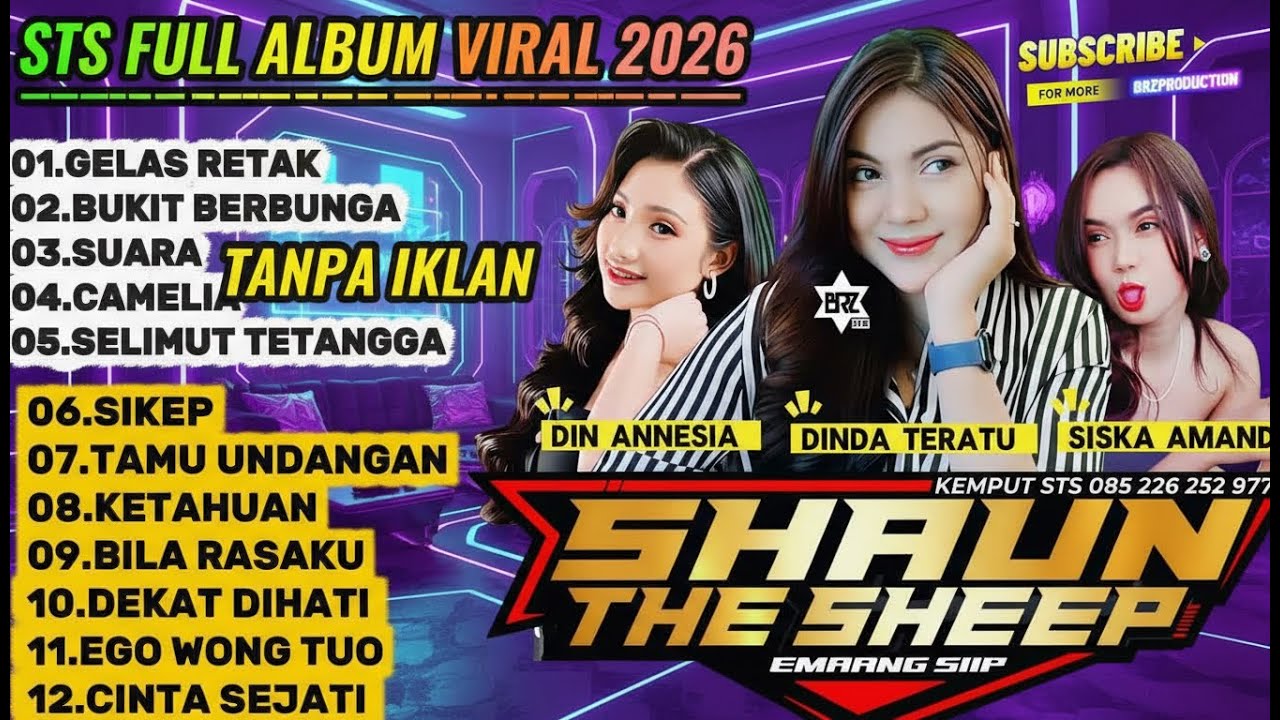 STS FULL ALBUM 2026 - Gelas Retak | Din Annesia, Dinda Teratu, Siska Amanda (Koplo Nonstop Viral)