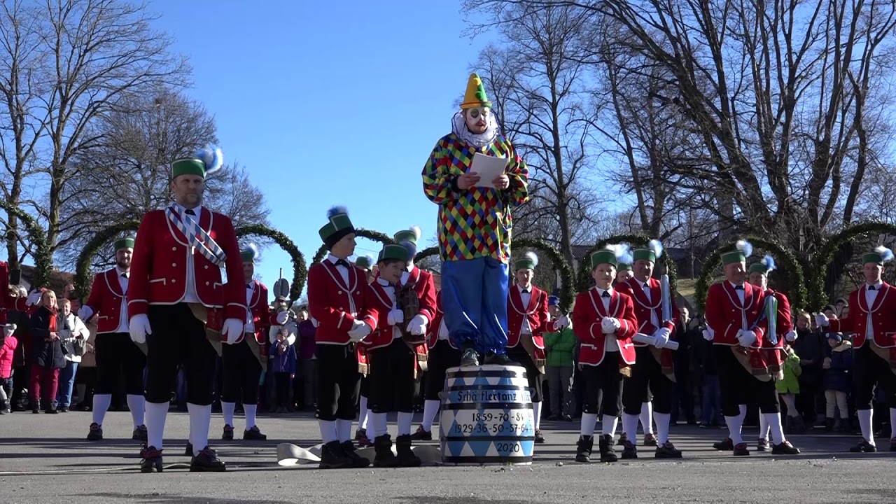 Ehrentanz der Schäffler für die Freiwillige Feuerwehr Murnau