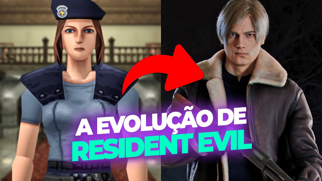 A EVOLUÇÃO DOS JOGOS DE RESIDENT EVIL (de 1996 à 2026)