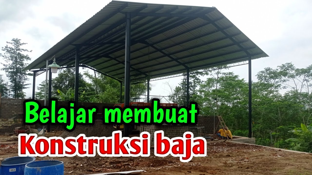 TUKANG ABAL ABAL MEMBUAT KONSTRUKSI GUDANG DARI BESI WF‼️