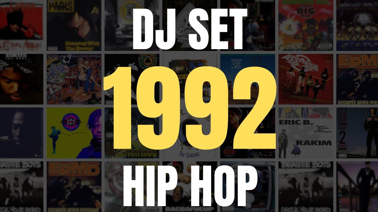 HIPHOP 1992 🔥 Full DJ SET LIVE 🔥 Golden Era Classics & Pépites