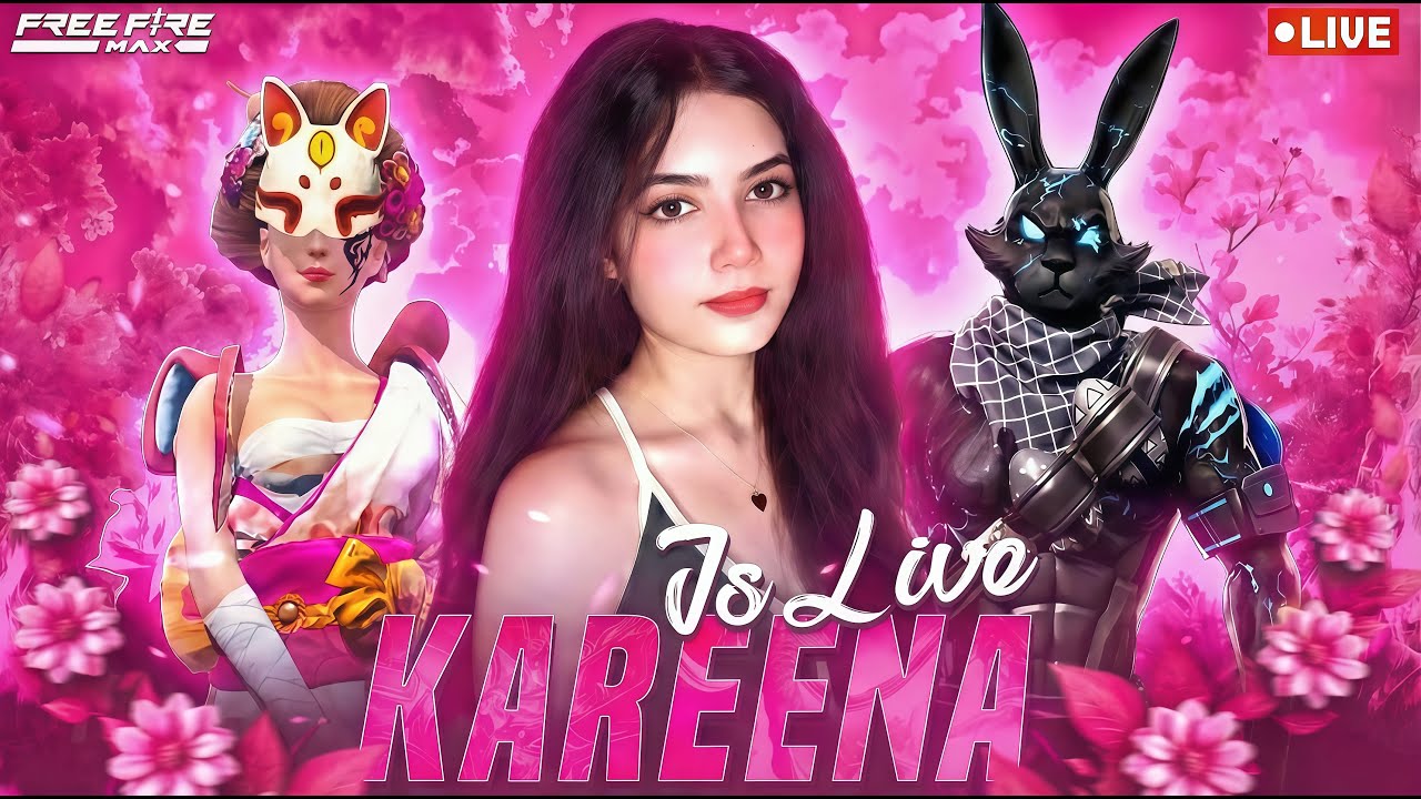 🔴[Live] Free Fire ID Reaction 😱🔥& Game rank push 👧 Girl Gamer