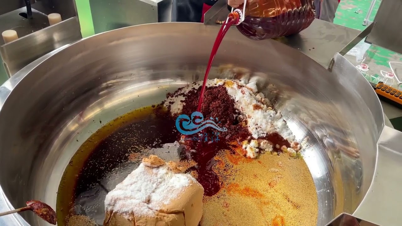 Electric Heating Cooking Mixer Machine -Sauce Making Machine Price#popcorn