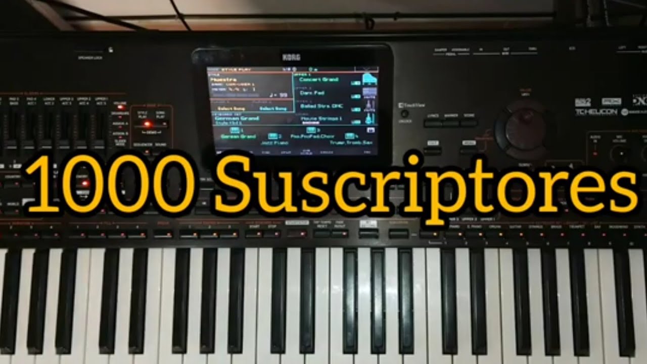 Como dividir sonidos en un Style/Ritmo KORG PA4X, PA1000 y como programar otro teclado controlador