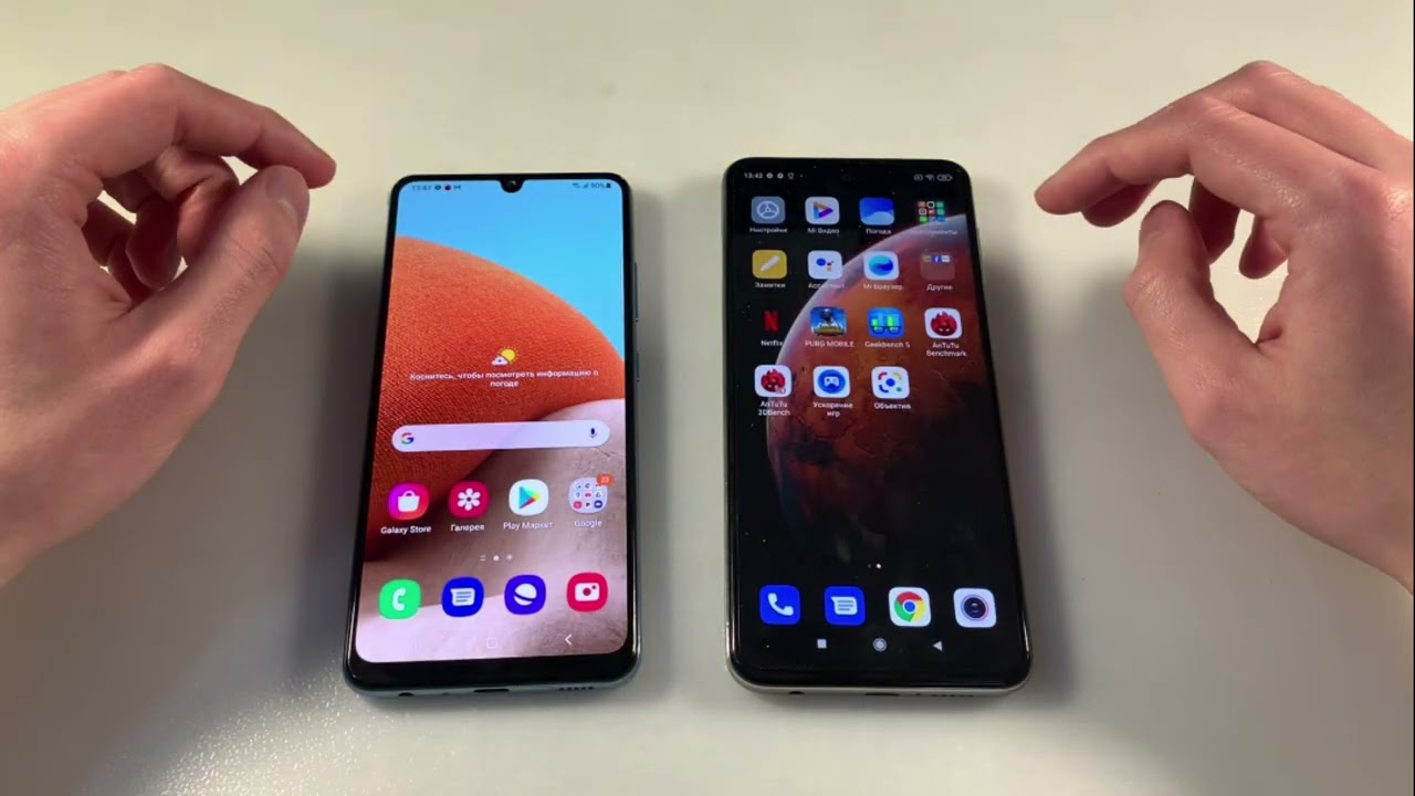 Samsung Galaxy A32 vs Xiaomi Redmi Note 9 Pro