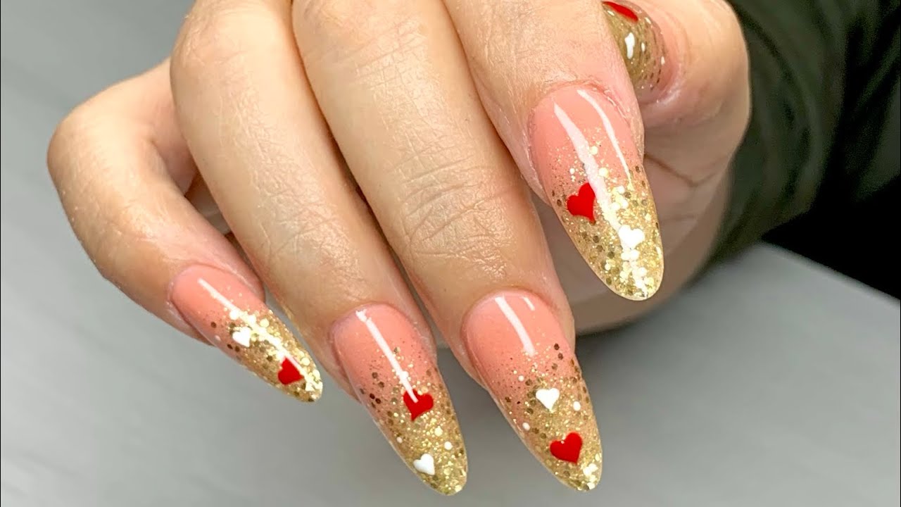 Set de uñas 💅🏽 para san Valentín 💘 