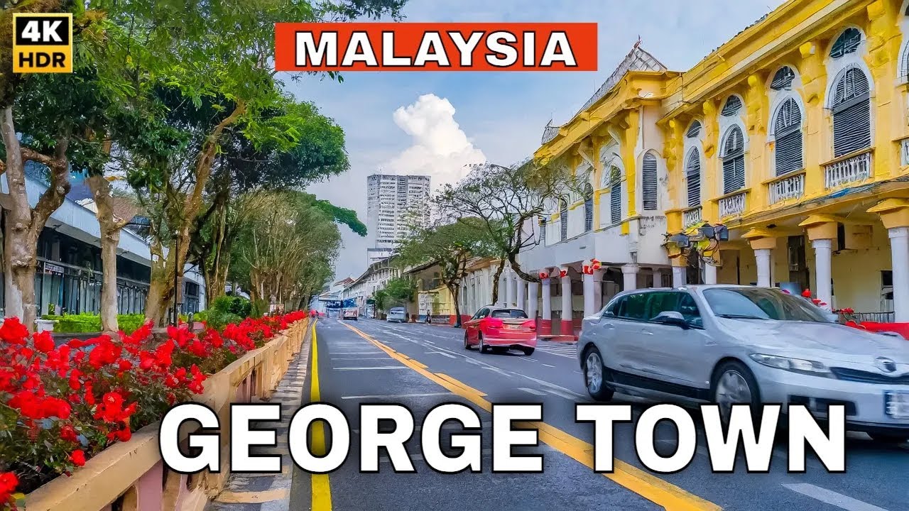 Most Beautiful City In Malaysia | Driving in Penang Malaysia 🇲🇾🚙