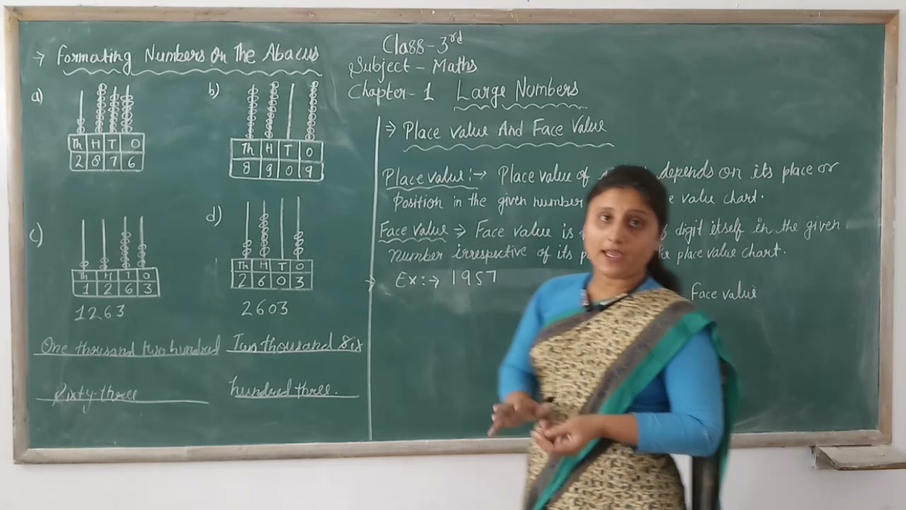 Class-3rd / Mathematics Chapter-1 ( Large Numbers - Lecture 1 )