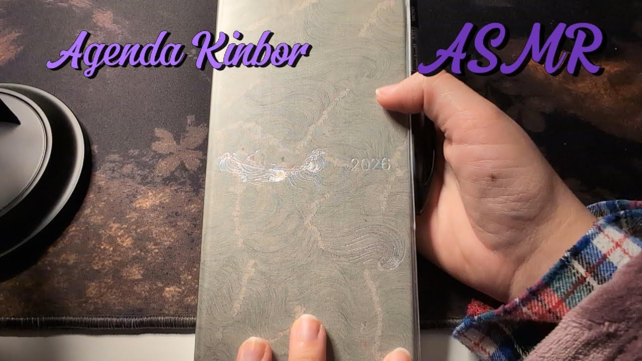 ASMR enseñando mi agenda Kinbor para el 2026 (ASMR en español)