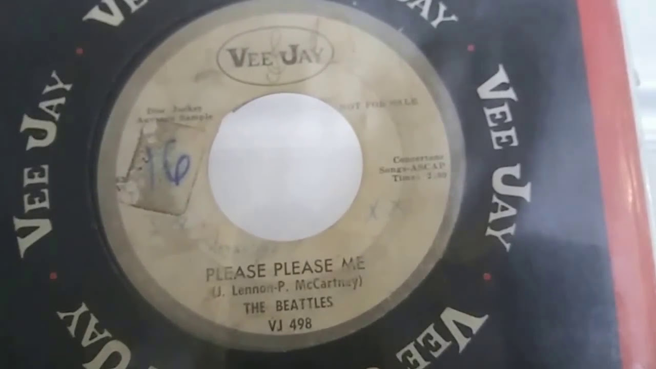 RARE HOLY GRAIL! Beatles Vinyl Update - Please Please Me #498 (Beattles) Vee-Jay Promo DJ Copy