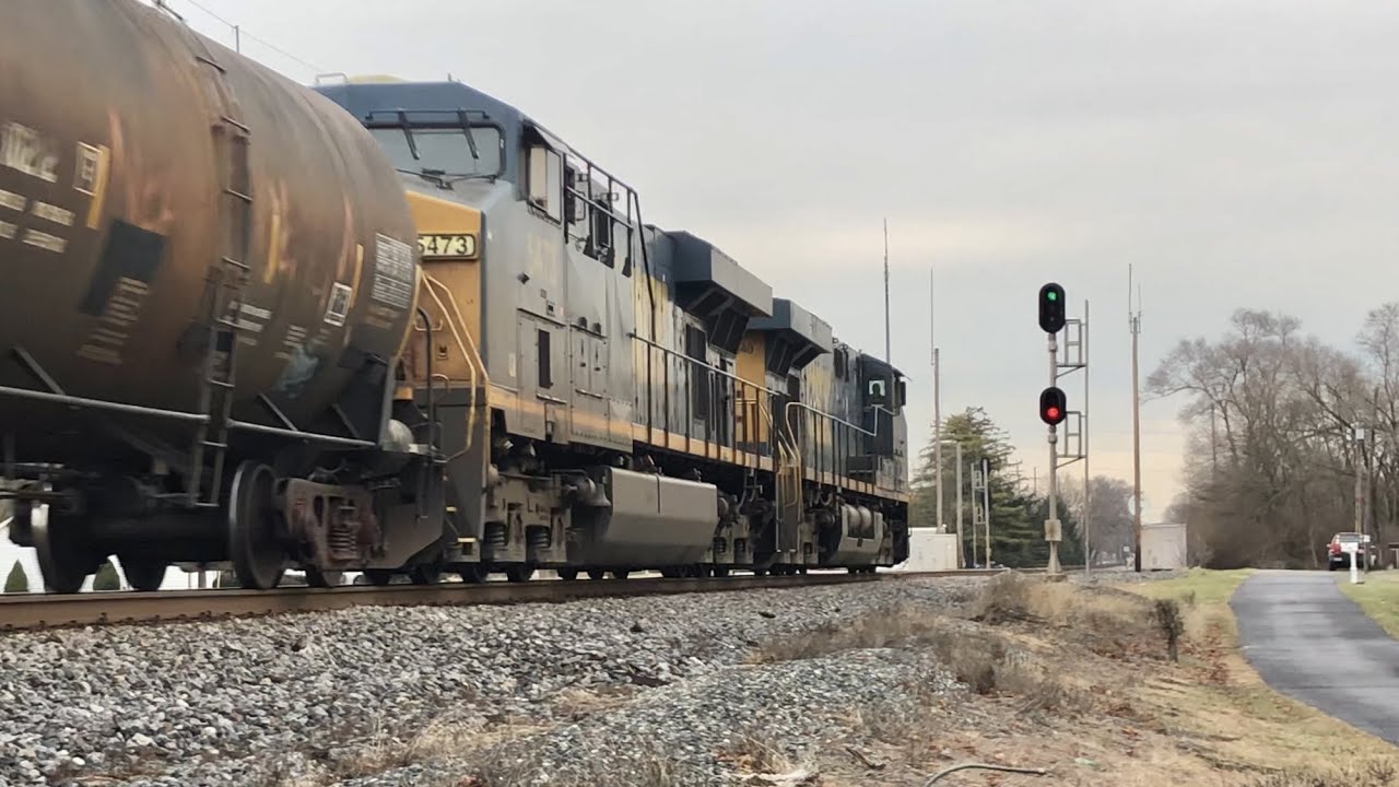 Lightning Fast Trains Knock Down The Signals!  Trains With DPU, 3rd Train Wizzed Past In A Blur CSX!