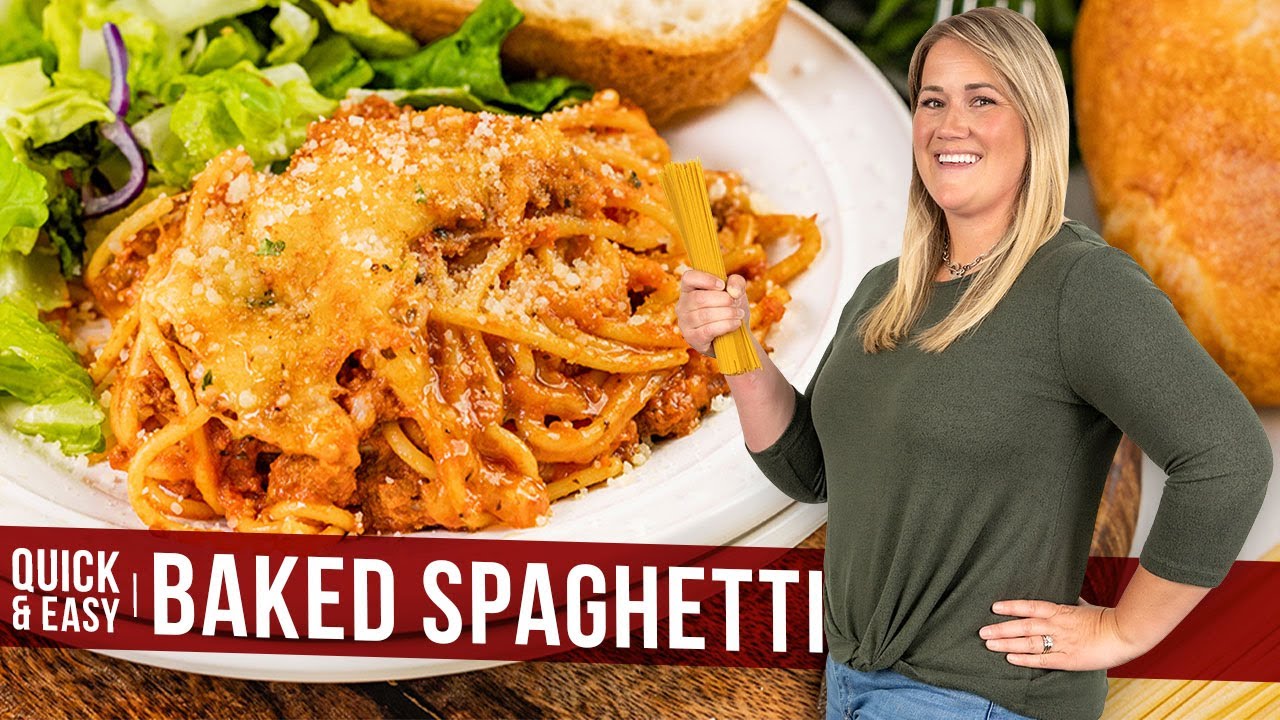 Quick and Easy Baked Spaghetti