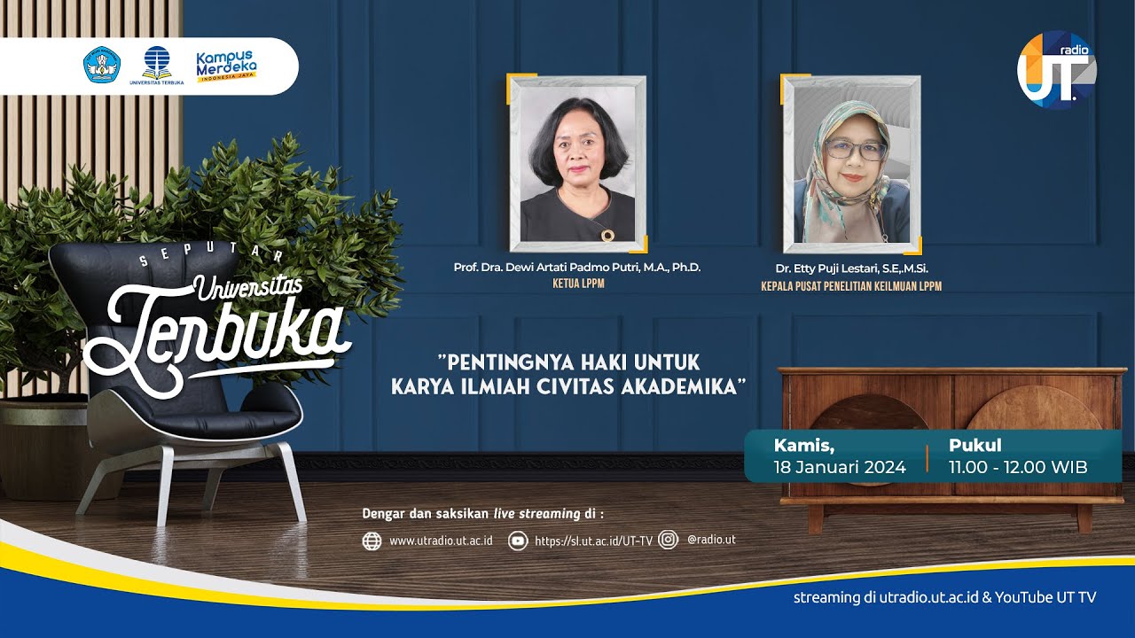 Pentingnya HaKI untuk Karya Ilmiah Civitas Akademika - Seputar Universitas Terbuka
