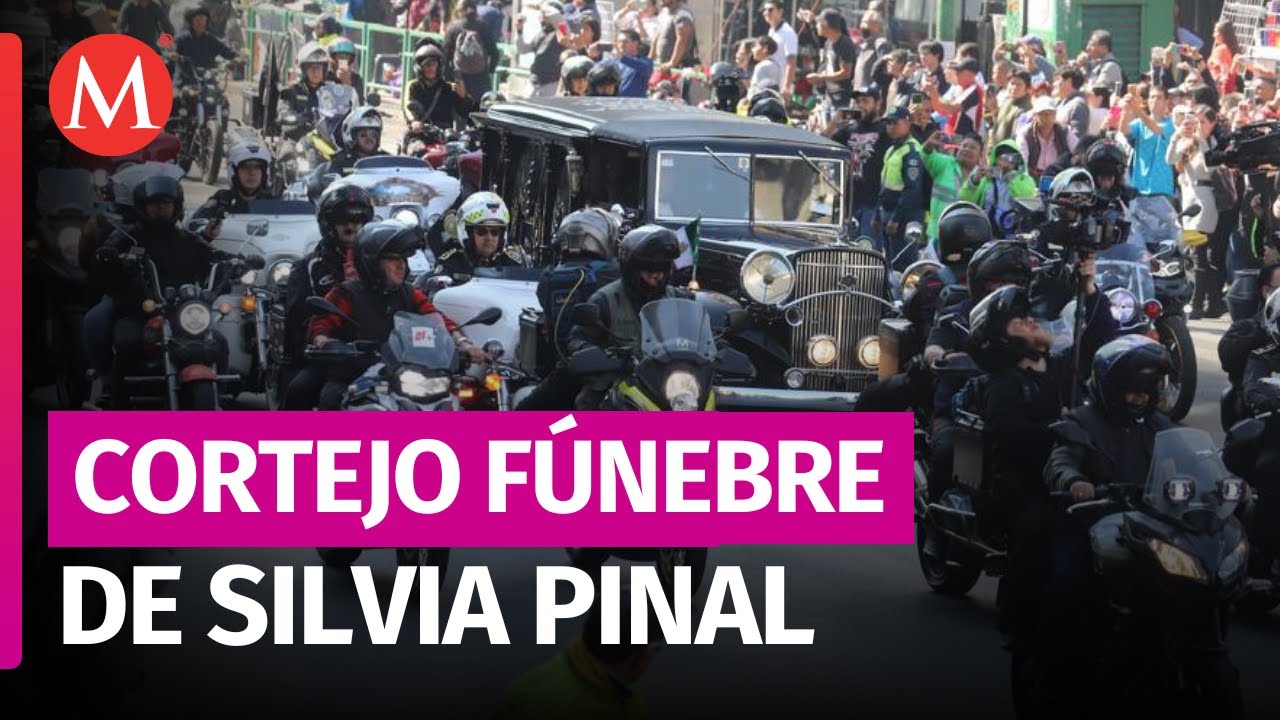 Cuerpo de Silvia Pinal ya se dirige a Bellas Artes a través del cortejo fúnebre