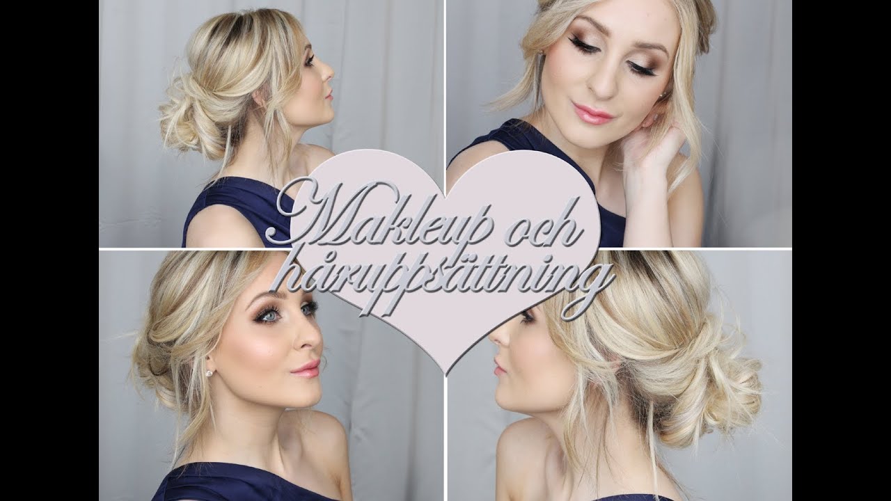 Balmakeup och hårknut , steg för steg!