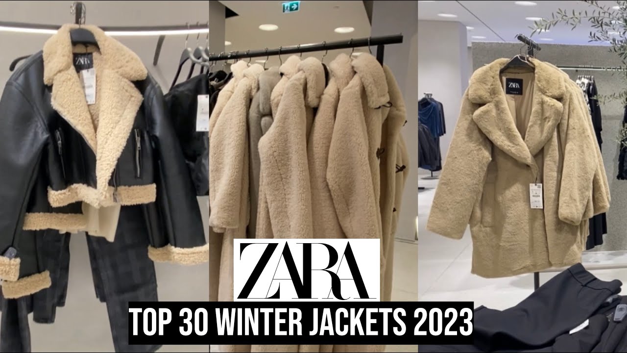 ZARA NEW WOMEN'S COLLECTION 2023. TOP 30 WINTER JACKETS FROM ZARA